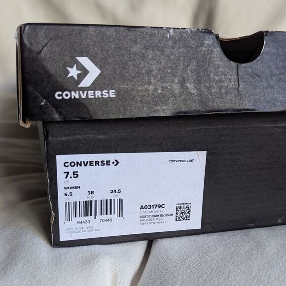 Chuck Taylor All Star Move Platform Pink Peaches Size 7.5 New in Box - Picture 2 of 16